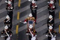 Military parade celebrating Romania`s National Day Royalty Free Stock Photo