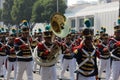 Military parade of Independence Day in Rio, Brazil Royalty Free Stock Photo