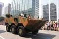 Military parade of Independence Day in Rio, Brazil Royalty Free Stock Photo