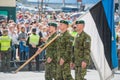 Military parade in Kiev, Ukraine Royalty Free Stock Photo