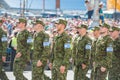 Military parade in Kiev, Ukraine Royalty Free Stock Photo