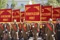 Military parade in Sevastopol, Ukraine Royalty Free Stock Photo