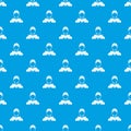 Military paratrooper pattern seamless blue