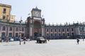 Military patrol and Piazza Dante Alighieri square