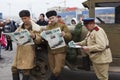 Military performance in celebration of National Un