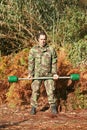 Military physical training Royalty Free Stock Photo