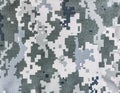 Military pixel camouflage texture cloth