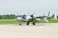 Military Plane on the Runway