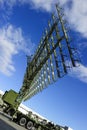 Military radar on truck Royalty Free Stock Photo