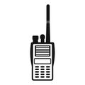 Military radio simple icon