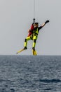 Military rescue diver