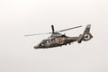 Military rescue Panther helicopter in air show