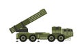 Military rocket launcher vector illustration Royalty Free Stock Photo