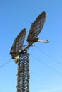 Military satellite antenna