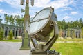 Military searchlight to illuminate the sky and battlefield Royalty Free Stock Photo