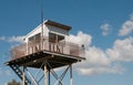 Military security watchtower guardhouse observation tower