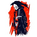 Military skeleton - grim soldier - gothic reaper