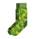 Military socks . Clothing accessory camouflage pattern f