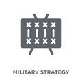 Military strategy icon from Army collection.