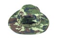 Military style hat.