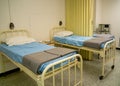 Military style hospital beds Royalty Free Stock Photo