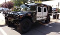 Military Style HV-1 Hummer, Rutherford Police Emergency Vehicle Royalty Free Stock Photo