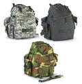 Military or survival hunters backpacks set