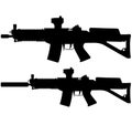 Military of Swiss Arms, Swiss Armed forces Sig Sauer SIG SG 552 full automatic assault rifle SG 552 fully automatic submachine gun