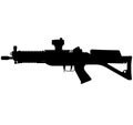 Military of Swiss Arms, Swiss Armed forces Sig Sauer SIG SG 552 full automatic assault rifle SG 552 fully automatic submachine gun