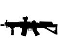 Military of Swiss Arms, Swiss Armed forces Sig Sauer SIG SG 552 full automatic assault rifle SG 552 fully automatic submachine gun