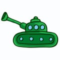 Military tank design cartoon kids