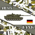 Military tank german army. Royalty Free Stock Photo