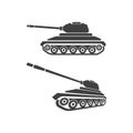 Military Tank icon vector illustration design