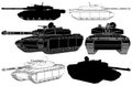 Military Tank Vector 01