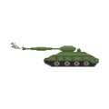 Military tank. Vector illustration decorative design Royalty Free Stock Photo