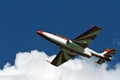 Military training jet Royalty Free Stock Photo