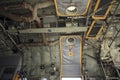 Military Transport Plane Interior Royalty Free Stock Photo