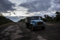 Military truck in Donbass