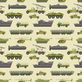 Military trucks pattern.