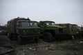 Military Trucks in Sofia, Bulgaria