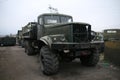 Military Trucks in Sofia, Bulgaria
