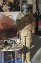 Military uniform on dummy