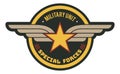 Military unit badge. Special forces army sign