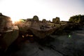 Military vehicle in Buryakivka Machinery Graveyard Chernobyl Exclusion zone