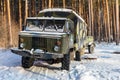 Military vehicle GAZ-66 with a mobile army kitchen