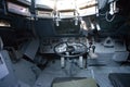 Military vehicle, inside view