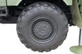 Military vehicle truck wheel Royalty Free Stock Photo