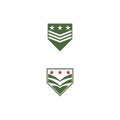 Military Wave Logo Template vector symbol