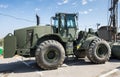 Military Wheel Dozer presented at Latrun Armored Corps Museum