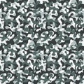 Military winter camouflage pattern. Seamless fabric pattern